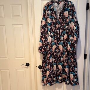 Floral Long Sleeve Dress